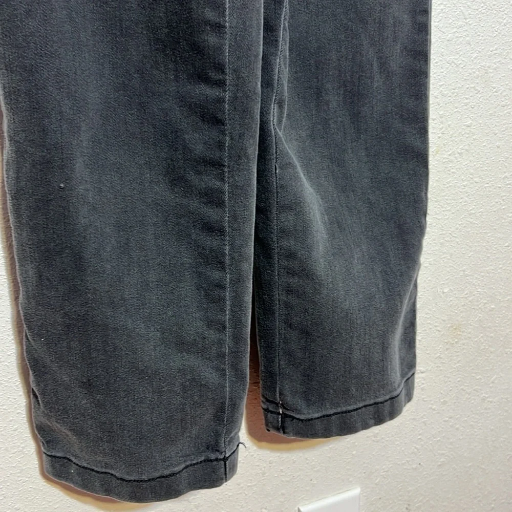 OshKosh Black Wash Kids Denim Overalls Size 10